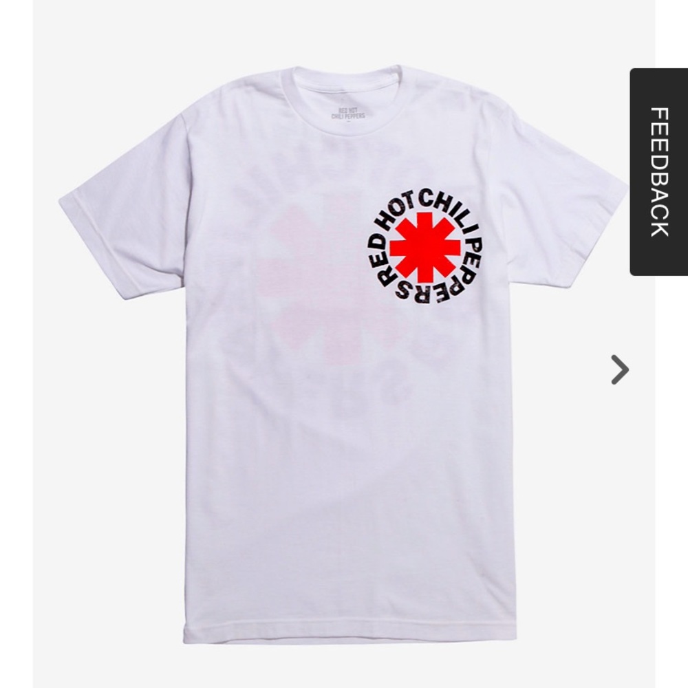 Red hot chili peppers hot topic tee